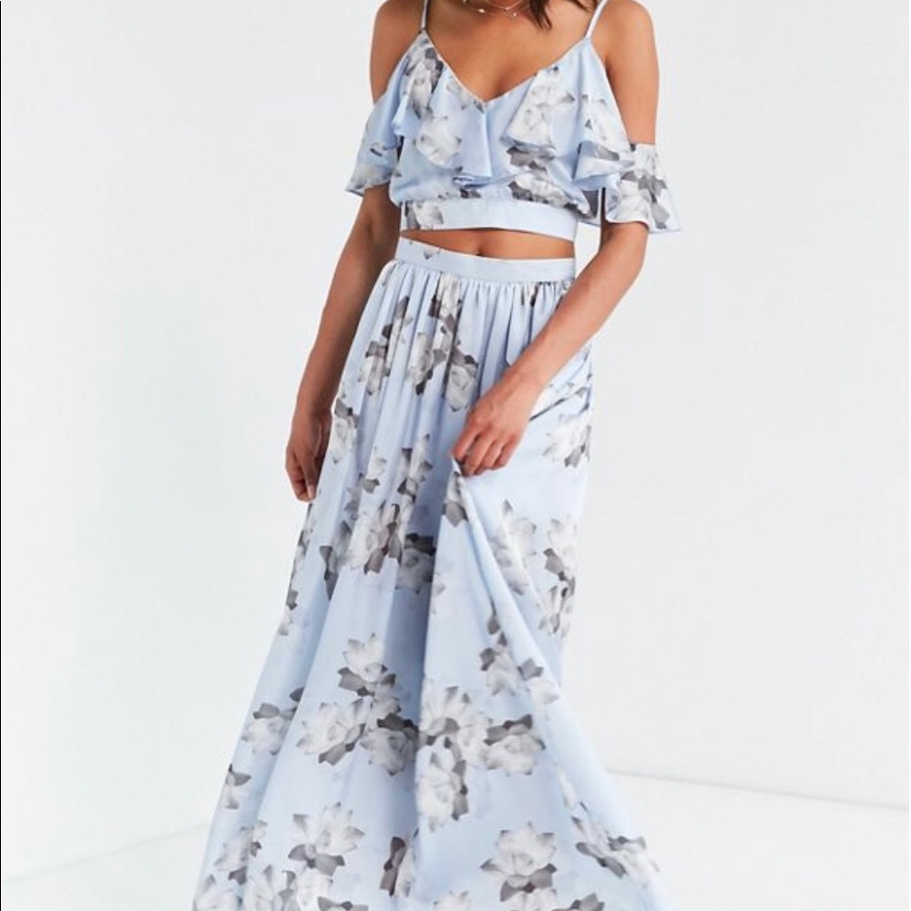 NWT Urban Outfitters Oh My Love Top & Maxi Skirt